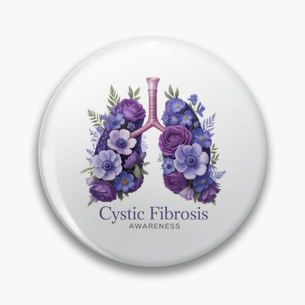 Item preview, Floral Cystic Fibrosis Awareness designed and sold by sailorjessiArt.