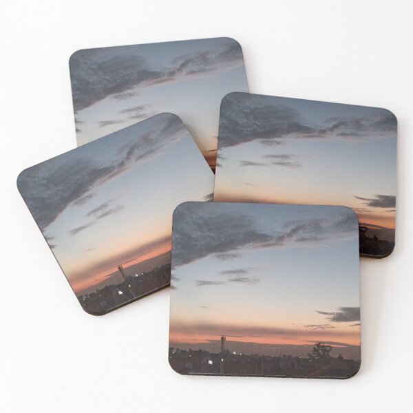 Item preview, Twilight City Skyline Aesthetic Sunset designed and sold by JoginderDixit.