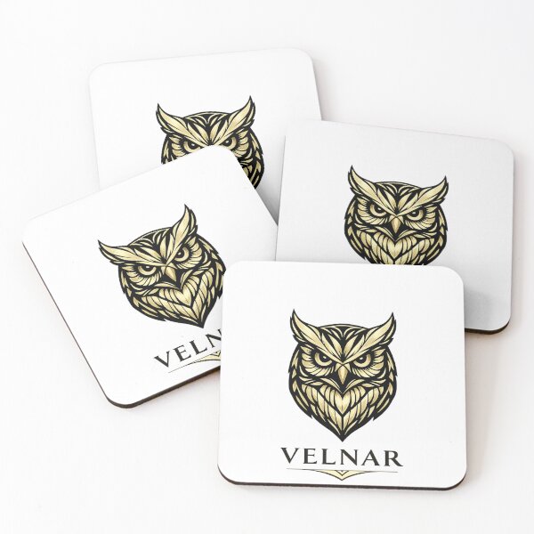 Item preview, VELNAR Golden Owl Luxury Graphic Tee designed and sold by Ikkipass Enterprises.