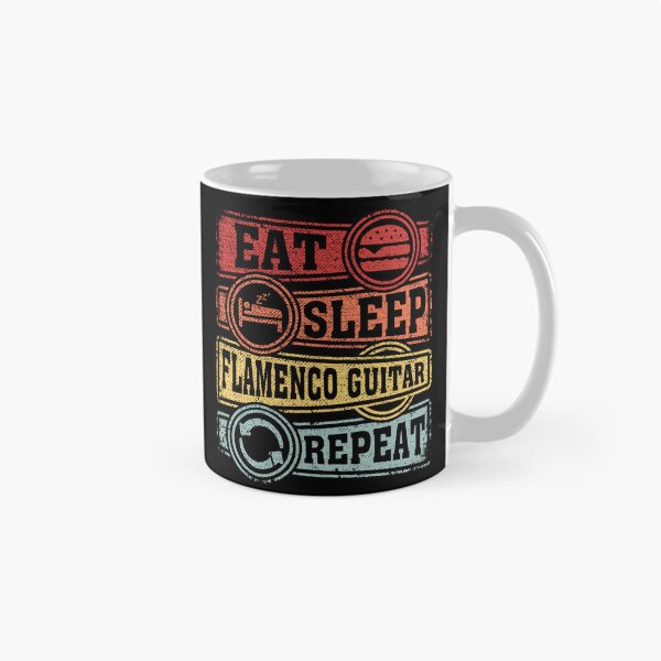 Item preview, Eat Sleep Flamenco guitar Repeat designed and sold by GabbyKash.