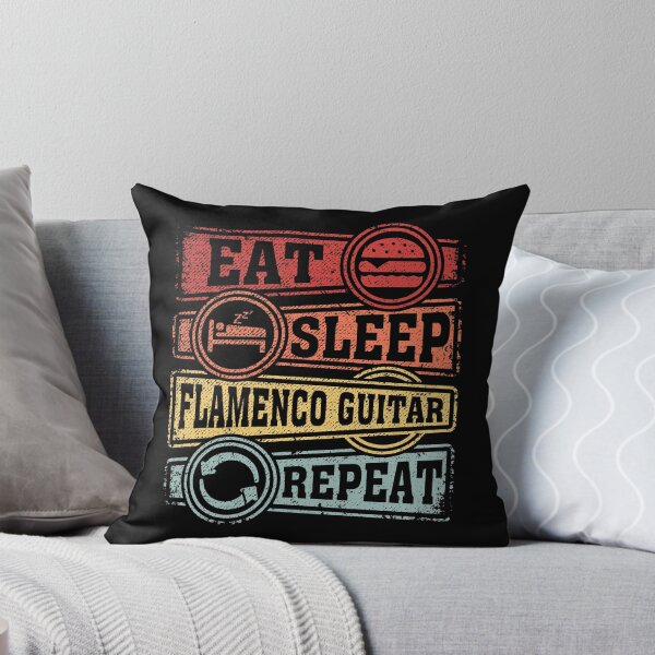 Item preview, Eat Sleep Flamenco guitar Repeat designed and sold by GabbyKash.