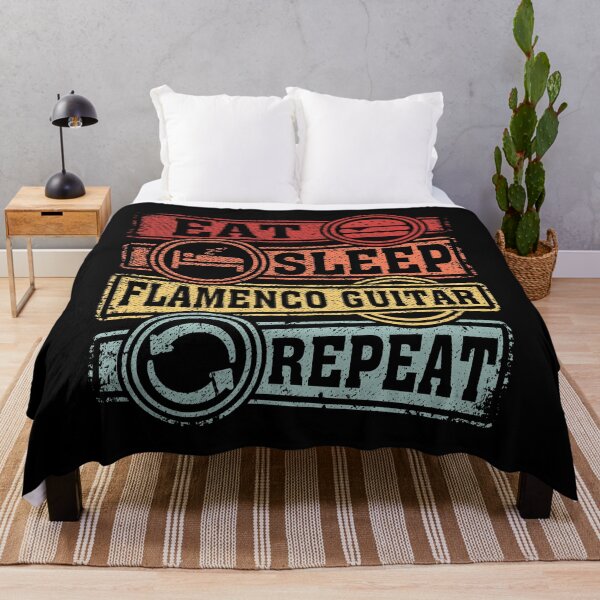 Item preview, Eat Sleep Flamenco guitar Repeat designed and sold by GabbyKash.
