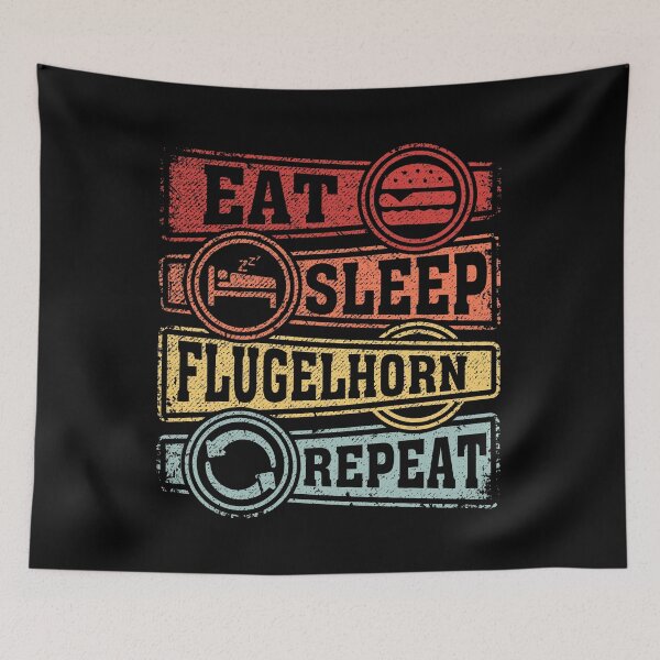 Item preview, Eat Sleep Flugelhorn Repeat designed and sold by GabbyKash.