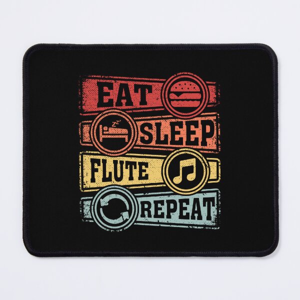 Item preview, Eat Sleep Flute Repeat designed and sold by GabbyKash.