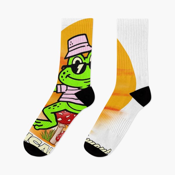 Item preview, Radical Refreshment: Retro Coffee Frog on Mushroom designed and sold by 2msons.