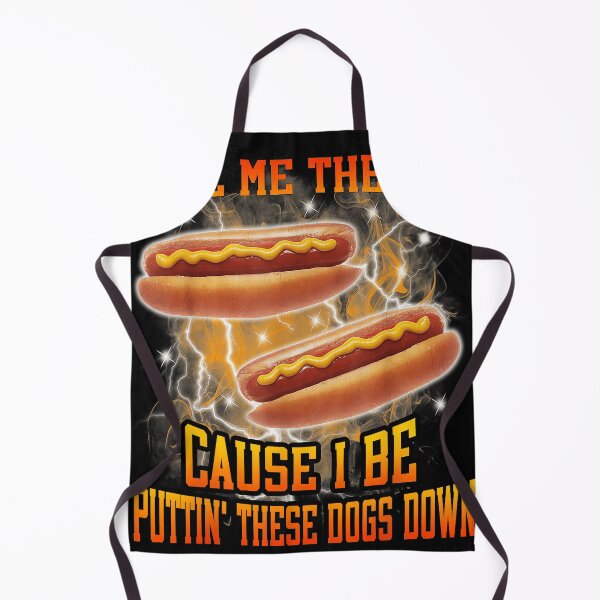 Item preview, Call Me The Vet Cause I Be Puttin' These Dogs Down Hot Dog Grilling Food Humor designed and sold by SanTiOmal.