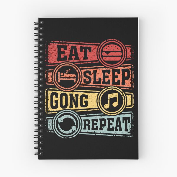 Item preview, Eat Sleep Gong Repeat designed and sold by GabbyKash.