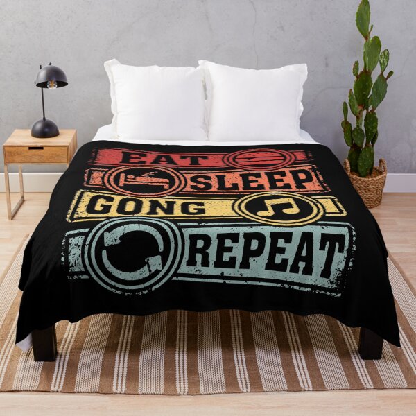 Item preview, Eat Sleep Gong Repeat designed and sold by GabbyKash.
