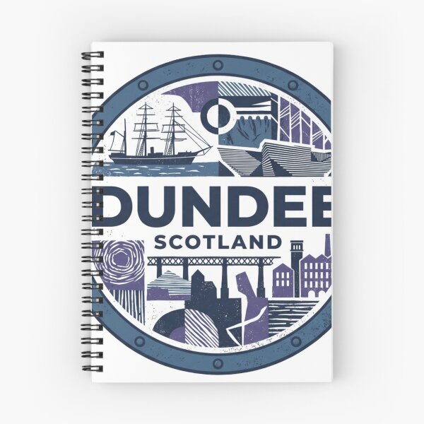 Item preview, Dundee Scotland Vintage Travel Badge Art designed and sold by redsharkuk.