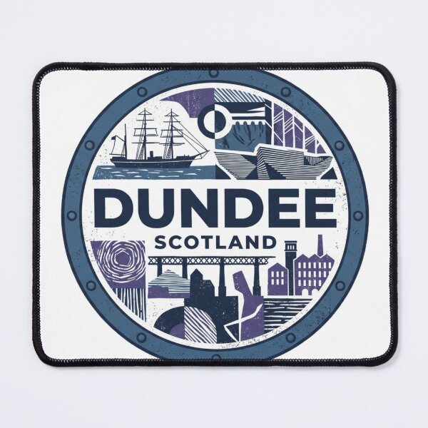 Item preview, Dundee Scotland Vintage Travel Badge Art designed and sold by redsharkuk.