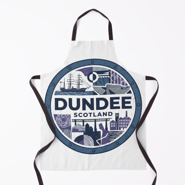 Item preview, Dundee Scotland Vintage Travel Badge Art designed and sold by redsharkuk.