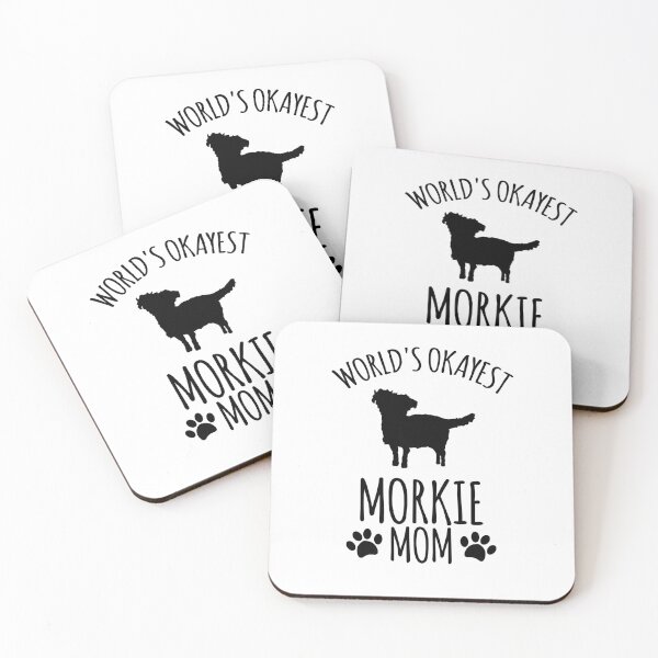 Item preview, Worlds Okayest Morkie Mom - Dog Mom designed and sold by kindxinn.