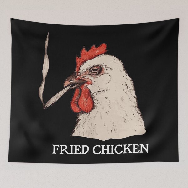 Item preview, Fried Chicken Ironic Chicken Humor Farm Animal Lover designed and sold by SanTiOmal.