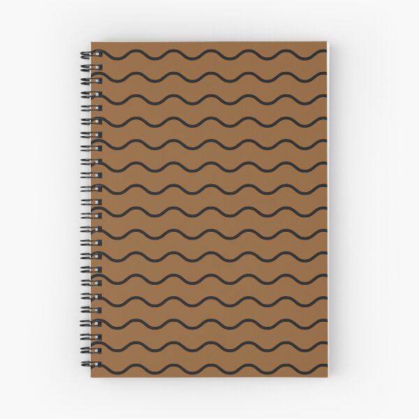 Item preview, Bronze And Black Waves Pattern designed and sold by pattern-archive.