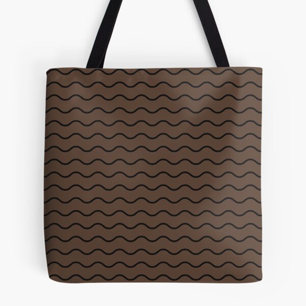 Item preview, Brown And Black Waves Pattern designed and sold by pattern-archive.