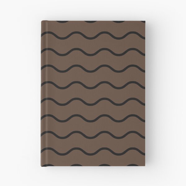 Item preview, Brown And Black Waves Pattern designed and sold by pattern-archive.