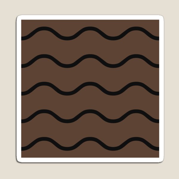 Item preview, Brown And Black Waves Pattern designed and sold by pattern-archive.