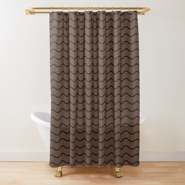 Item preview, Brown And Black Waves Pattern designed and sold by pattern-archive.