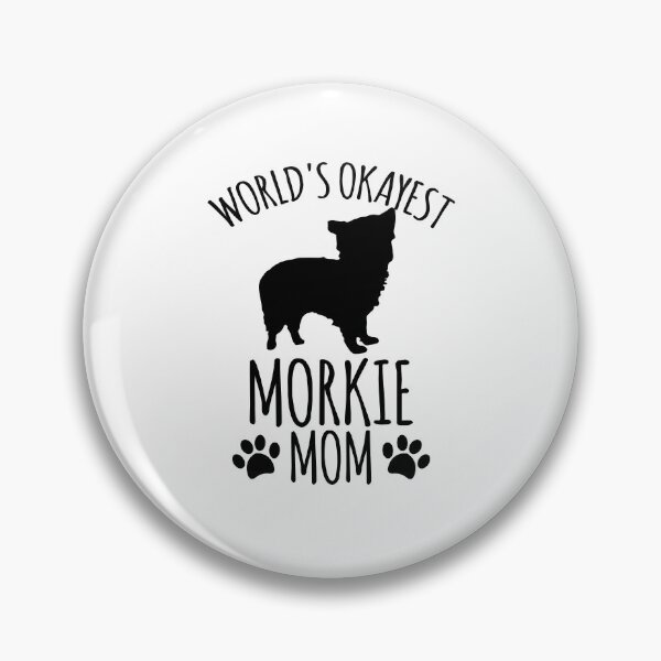 Item preview, Worlds Okayest Morkie Mom - Dog Mom designed and sold by kindxinn.