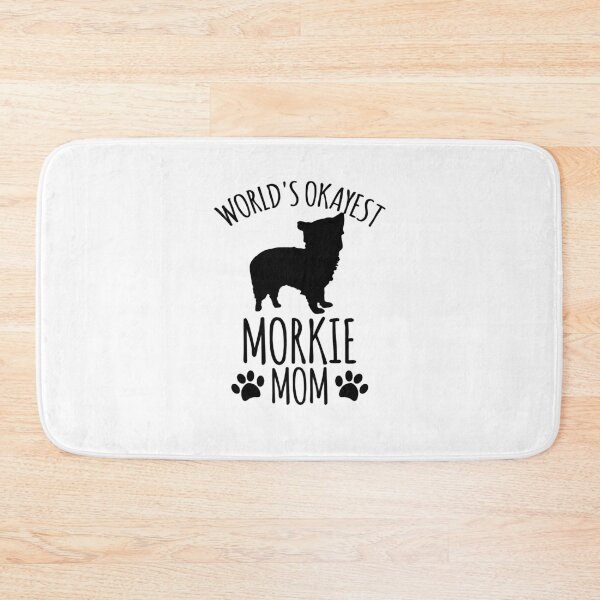 Item preview, Worlds Okayest Morkie Mom - Dog Mom designed and sold by kindxinn.