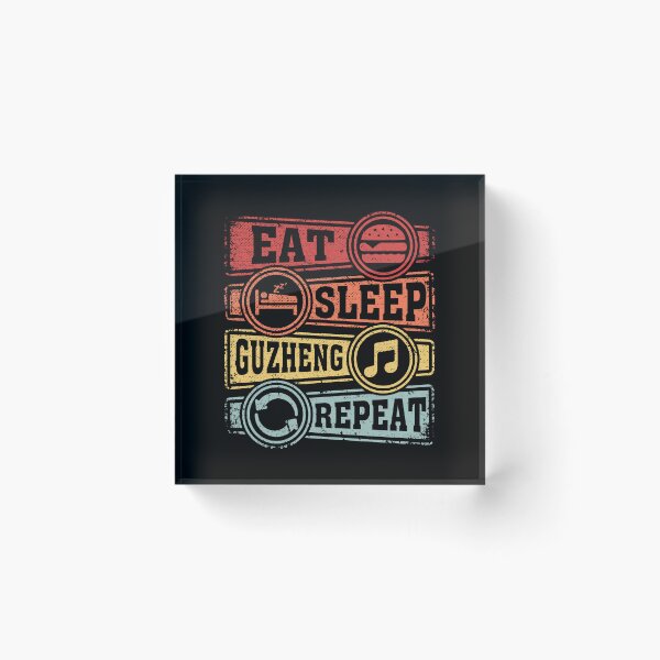 Item preview, Eat Sleep Guzheng Repeat designed and sold by GabbyKash.