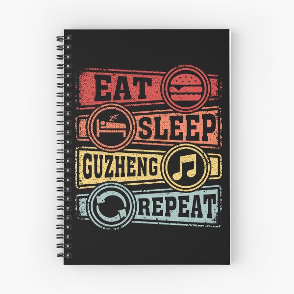 Item preview, Eat Sleep Guzheng Repeat designed and sold by GabbyKash.