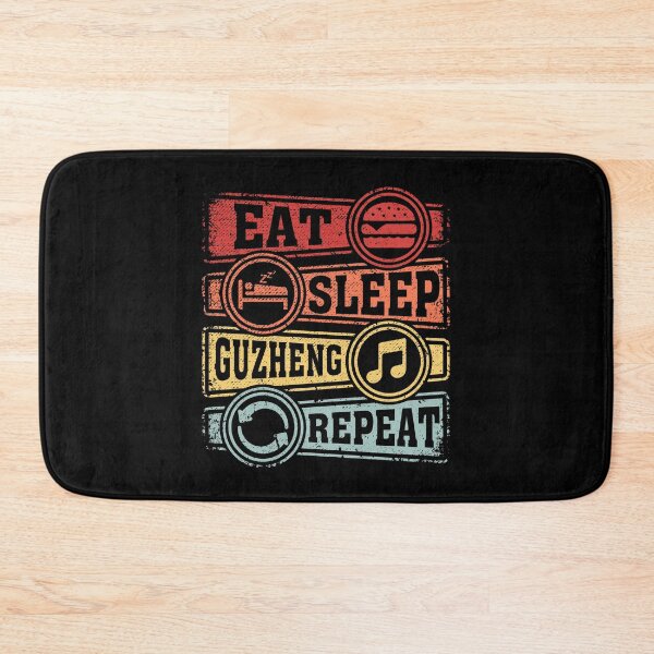 Item preview, Eat Sleep Guzheng Repeat designed and sold by GabbyKash.