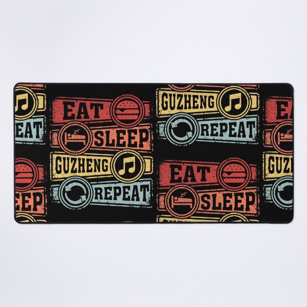 Item preview, Eat Sleep Guzheng Repeat designed and sold by GabbyKash.