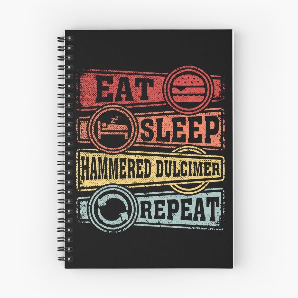 Item preview, Eat Sleep Hammered dulcimer Repeat designed and sold by GabbyKash.