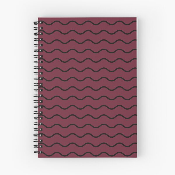 Item preview, Burgundy And Black Waves Pattern designed and sold by pattern-archive.