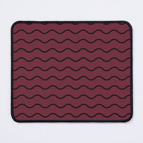 Item preview, Burgundy And Black Waves Pattern designed and sold by pattern-archive.
