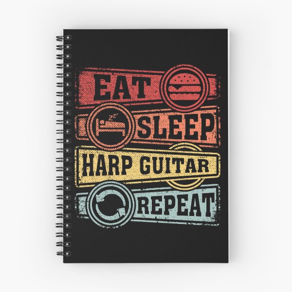 Item preview, Eat Sleep Harp guitar Repeat designed and sold by GabbyKash.