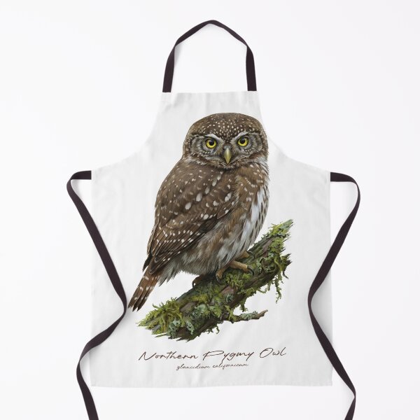 Item preview, Northern Pygmy Owl on Mossy Tree designed and sold by Takeda-art.