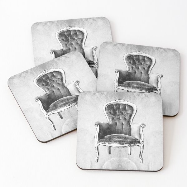 Item preview, 19th Century Victorian Tufted Velvet Armchair Throne designed and sold by Ghoul Enterprises.