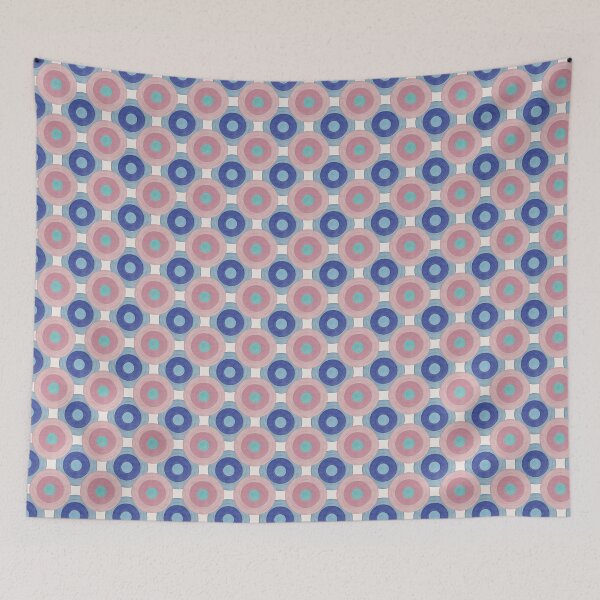 Item preview, Fun 60s Inspired Bullseye Seamless Pattern designed and sold by Pevkay97.