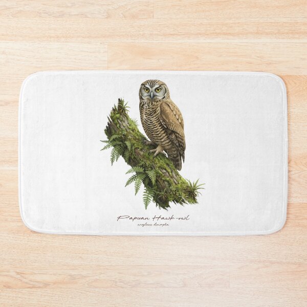 Item preview, Papuan Hawk-owl on Mossy Tree designed and sold by Takeda-art.