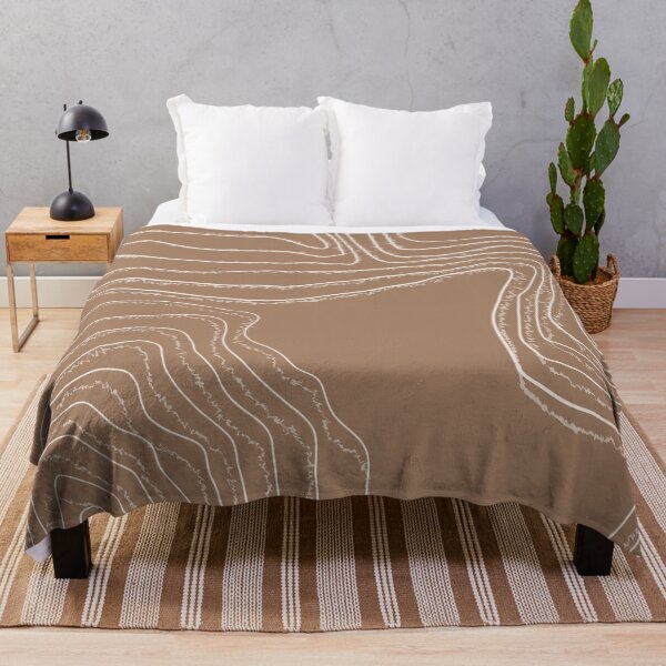 Item preview, Minimal Organic Line Pattern – Neutral Abstract Waves designed and sold by Barelythere2324.