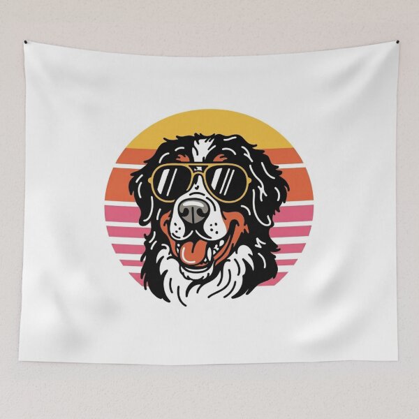 Item preview, Bernese Mountain Dog Mom Retro Dog Lover designed and sold by YounexxART.