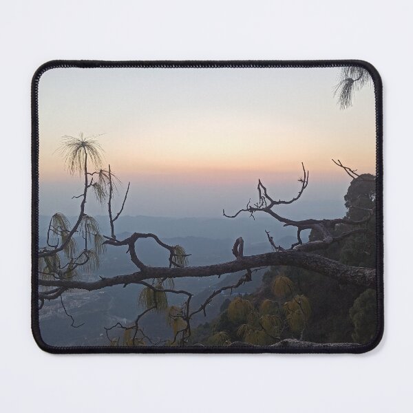 Item preview, Twisted Pine Branches at Mountain Sunset designed and sold by JoginderDixit.