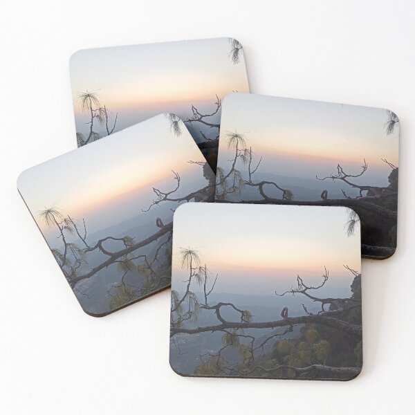 Item preview, Twisted Pine Branches at Mountain Sunset designed and sold by JoginderDixit.