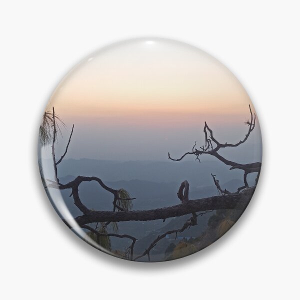 Item preview, Twisted Pine Branches at Mountain Sunset designed and sold by JoginderDixit.