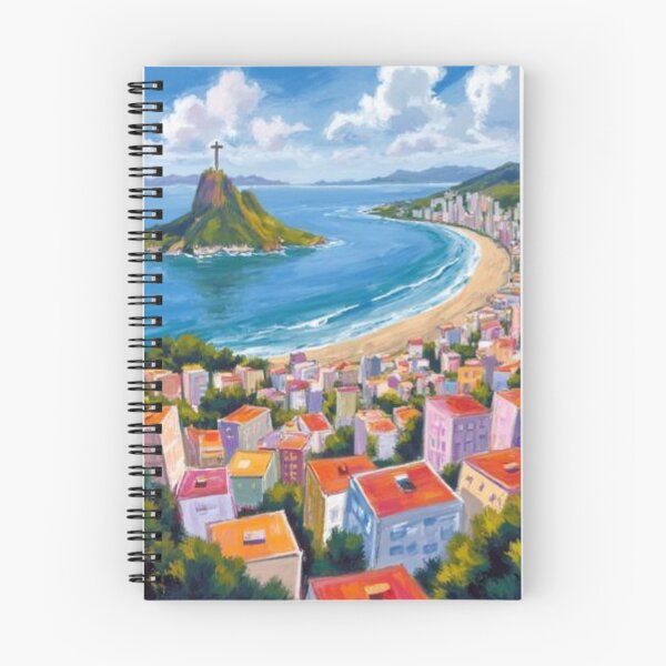 Item preview, Brazil shoreline with cross oil painting designed and sold by cloudzer0000.