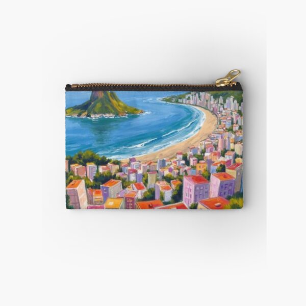 Item preview, Brazil shoreline with cross oil painting designed and sold by cloudzer0000.
