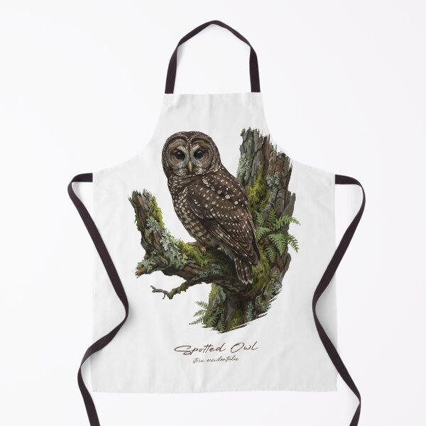 Item preview, Spotted Owl on Mossy Tree designed and sold by Takeda-art.