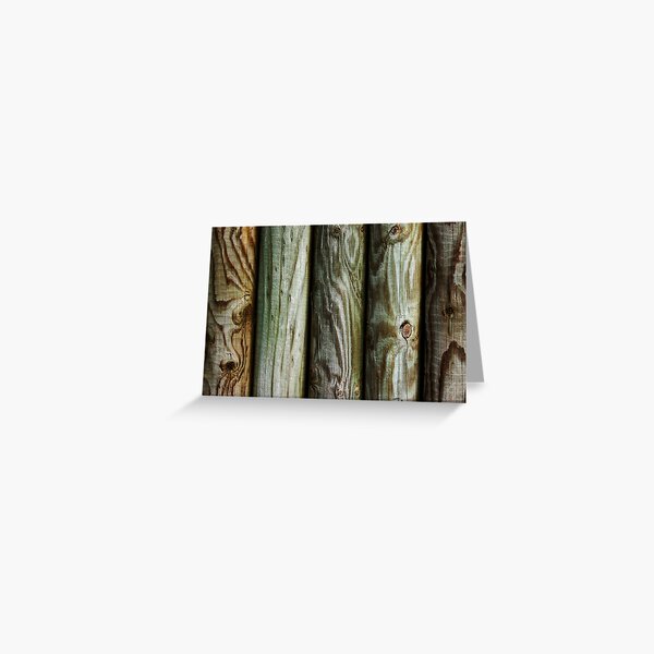 Wooden Greeting Card