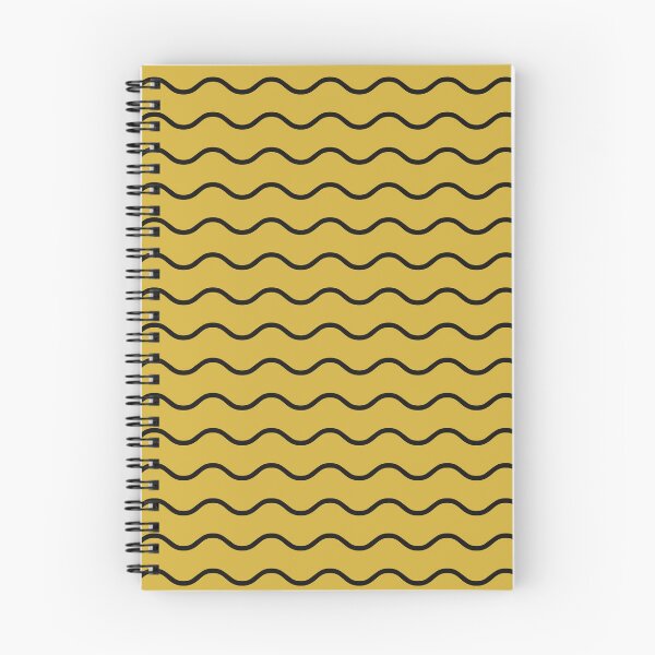 Item preview, Gold And Black Waves Pattern designed and sold by pattern-archive.