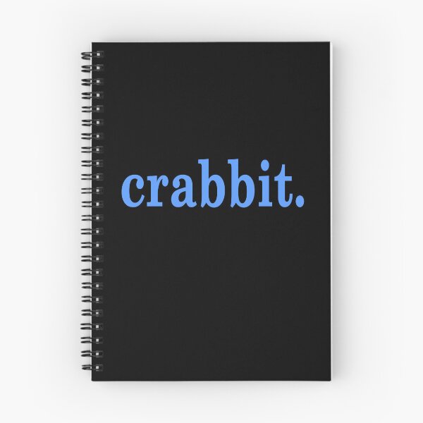 Item preview, Crabbit Scottish Slang Word Blue designed and sold by Jeallan Designs.
