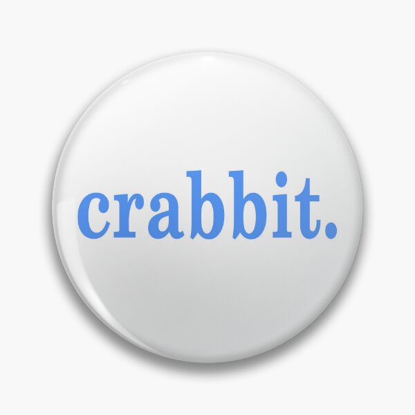 Item preview, Crabbit Scottish Slang Word Blue designed and sold by Jeallan Designs.