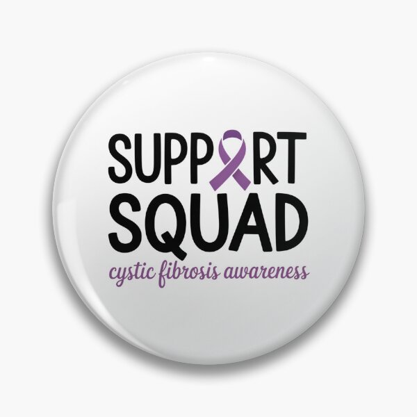 Item preview, Cystic Fibrosis Awareness Support Squad Purple Ribbon designed and sold by sailorjessiArt.