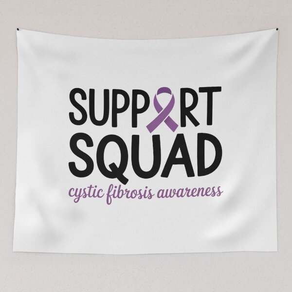 Item preview, Cystic Fibrosis Awareness Support Squad Purple Ribbon designed and sold by sailorjessiArt.